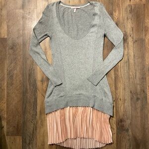 Victorias Secret Sweater Dress Pleated Skirt Size Medium